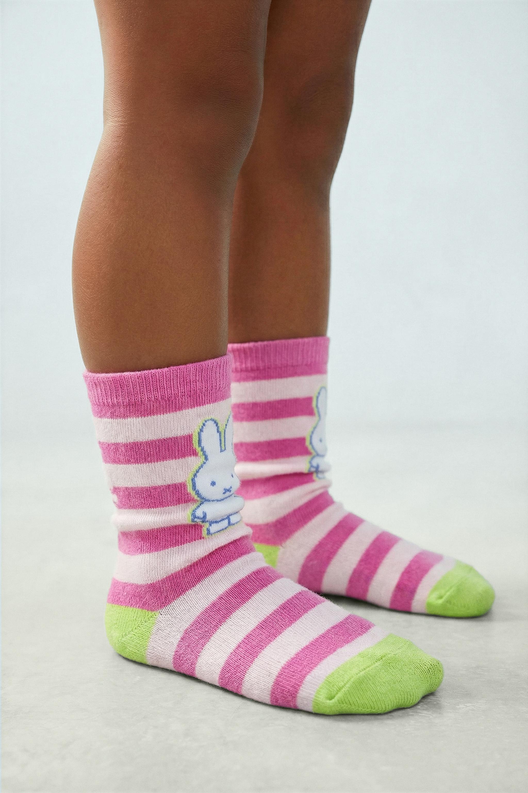 TWO-PACK OF MIFFY™ MERCIS BV © STRIPED LONG SOCKS